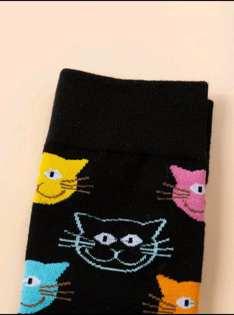 Buy Shein Cartoon Cat Crew Socks in Pakistan