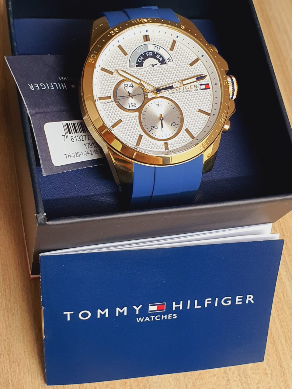 Buy Tommy Hilfiger Mens Quartz Analog White Dial 48mm Watch - 1791353 in Pakistan