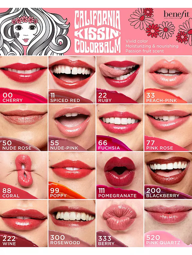 Buy Benefit California Kissin Colorbalm Moisturizing Lip Balm - 66 Fuchsia in Pakistan