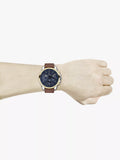 Buy Tommy Hilfiger Mens Quartz Leather Strap Blue Dial 48mm Watch - 1791561 in Pakistan