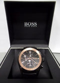 Buy Hugo Boss Mens Quartz Lather Strap Black Dial 44mm Watch - 1513550 in Pakistan