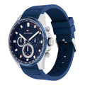 Buy Tommy Hilfiger Max Blue Dial Blue Rubber Strap Watch for Men - 1791970 in Pakistan