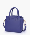 Buy Dark blue top-handle mini handbag in Pakistan