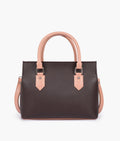 Buy Dark brown small satchel bag in Pakistan