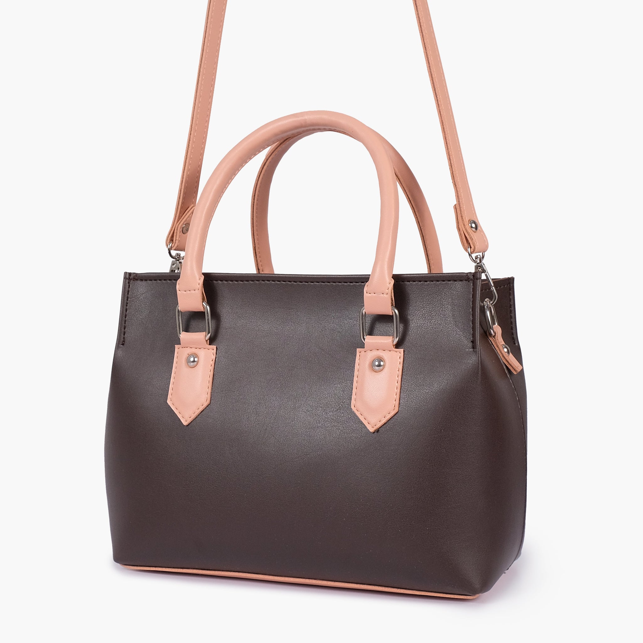 Buy Dark brown small satchel bag in Pakistan