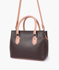 Buy Dark brown small satchel bag in Pakistan