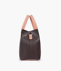 Buy Dark brown small satchel bag in Pakistan