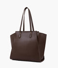 Buy Dark brown classic tote bag in Pakistan