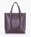 Buy Dark brown double-handle tote bag in Pakistan