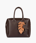 Buy Dark brown mini bowling bag in Pakistan