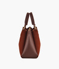 Buy Dark brown suede mini bag in Pakistan