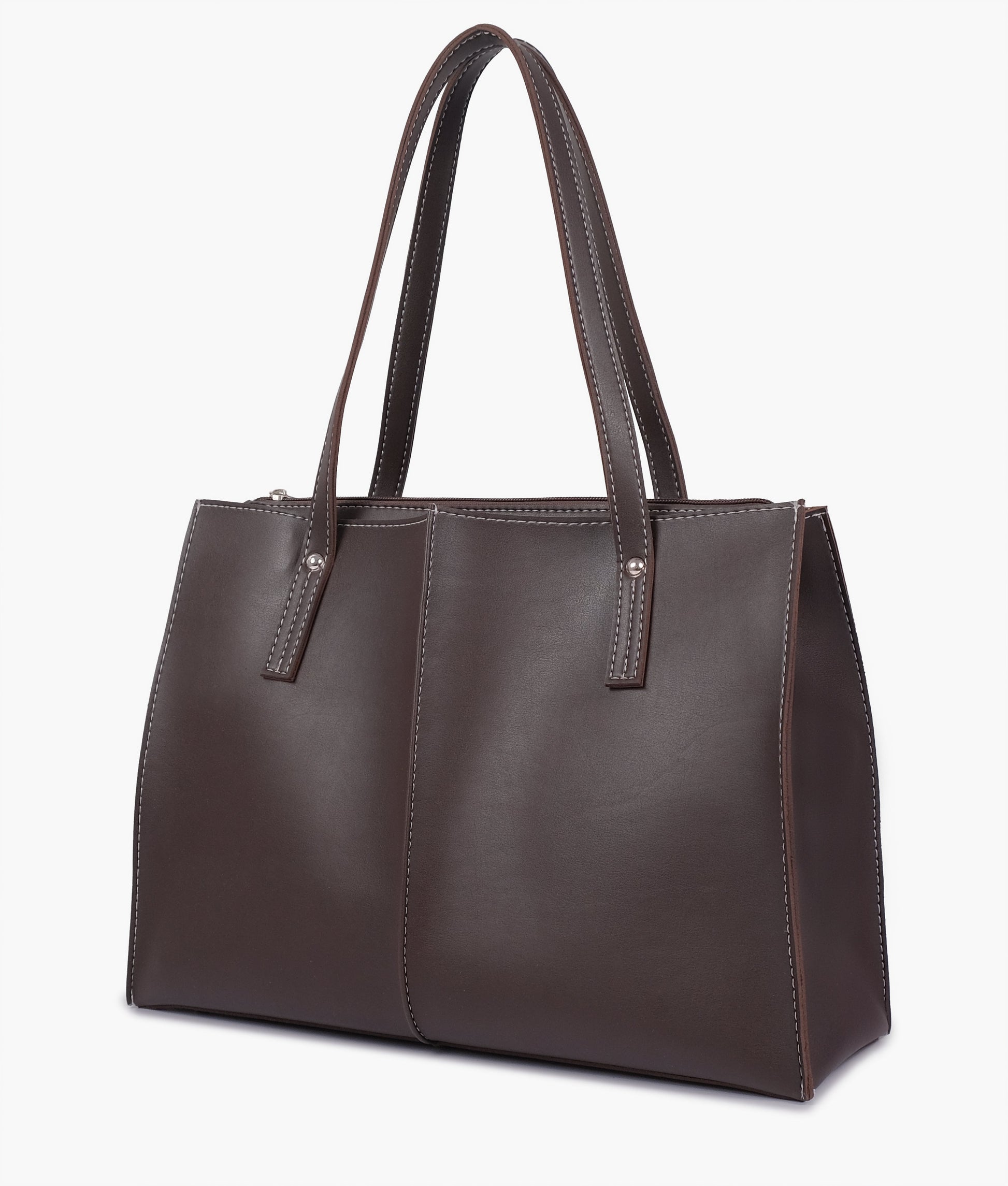 Buy Dark brown work tote bag in Pakistan