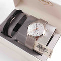 Buy Neutra Chronograph White Dial Silver Mesh Bracelet Watch For Men in Pakistan