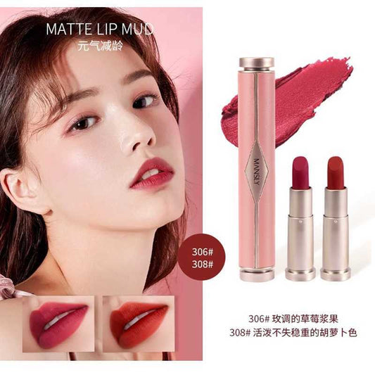 Buy Pigmented Velvet Lipstick Double Tube Matte Waterproof Long Lasting - ManslyPink in Pakistan
