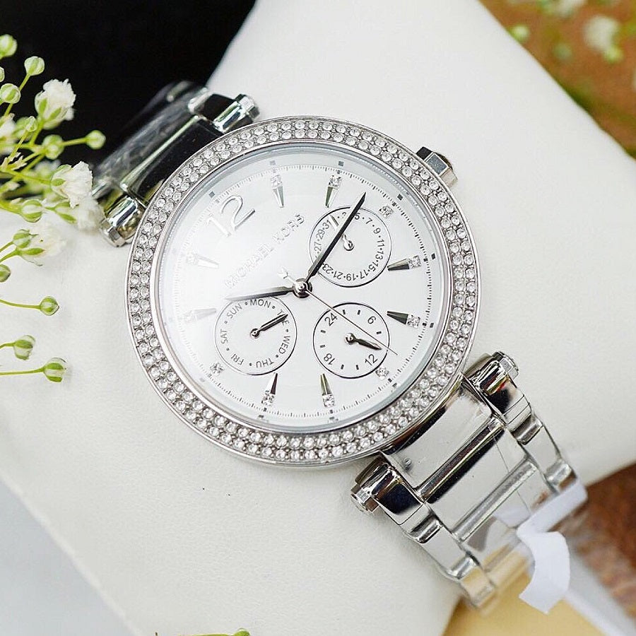 Buy Michael Kors Womens Quartz Silver Stainless Steel Silver Dial 38mm Watch - Mk5779 in Pakistan