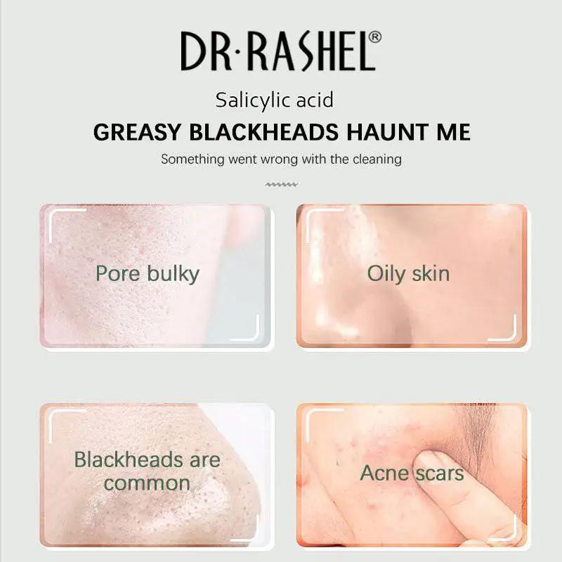 Buy Dr Rashel Salicylic Acid Acne Cleansing Pads Facial Mask Acne Treatment Cotton Pads 50 Dual Textured Soft Pads Red in Pakistan