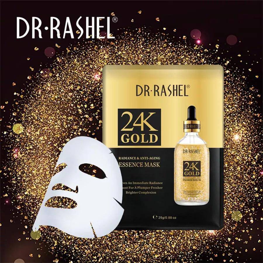 Buy Dr Rashel 24K Gold Radiance & Anti-Aging Essence Mask - Single in Pakistan