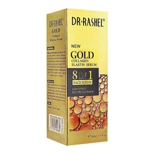 Buy Dr Rashel New 8 In 1 Collagen Elastin Face Serum Gold - 40ml in Pakistan