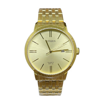 Buy Citizen Men's Quartz Stainless Steel Gold Dial 42mm Watch DZ0002-50P in Pakistan