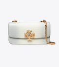 Buy Tory Burch Lunar Year Eleanor Embossed Rectangular Bag Misty Cloud in Pakistan