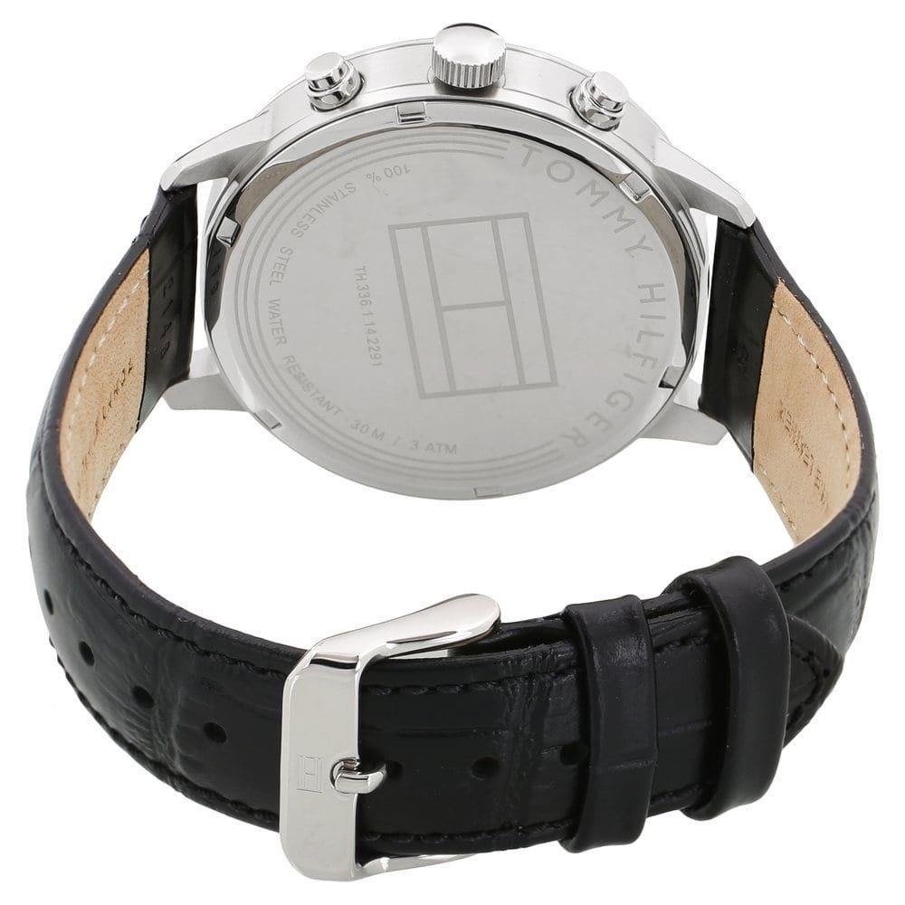 Buy Tommy Hilfiger Casual Grey Dial Black Leather Strap Watch for Men - 1710361 in Pakistan