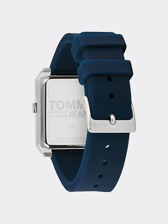 Buy Tommy Hilfiger Mens Digital Silicone Strap Silver Dial 32mm Watch - 1791673 in Pakistan