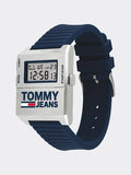 Buy Tommy Hilfiger Mens Digital Silicone Strap Silver Dial 32mm Watch - 1791673 in Pakistan