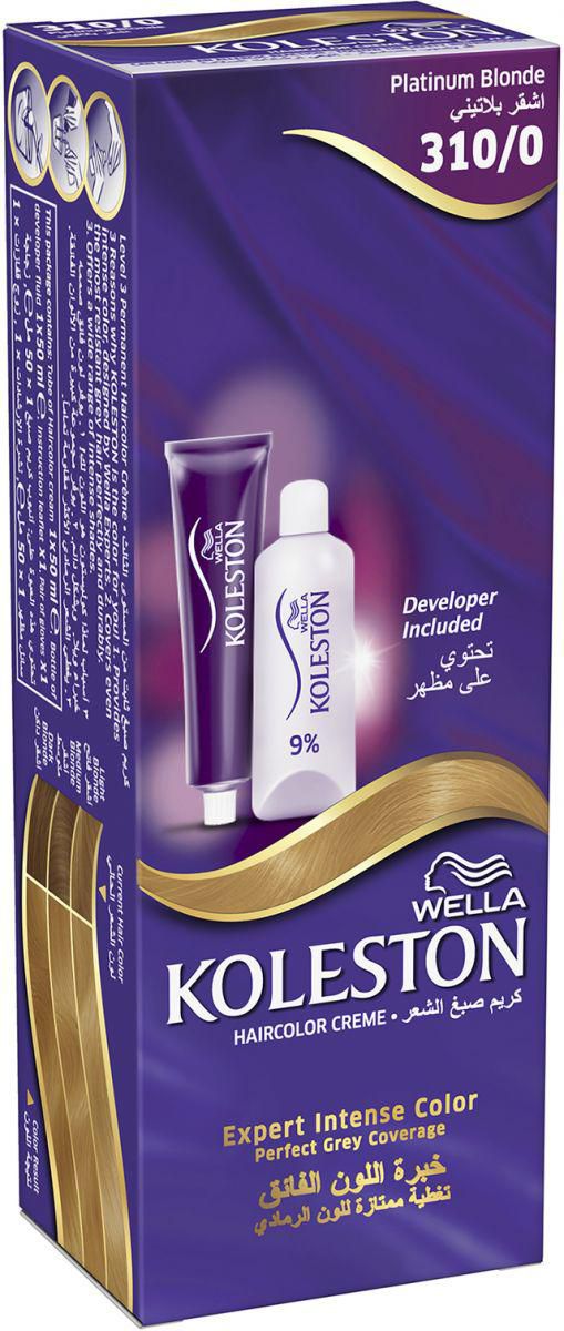 Buy Koleston Semi Kits Hair Dye - 310 0 9% Platinum Blonde in Pakistan