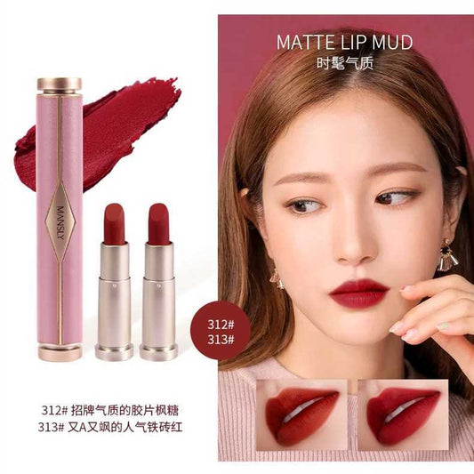Buy Pigmented Velvet Lipstick Double Tube Matte Waterproof Long Lasting - 172 ManslyPurple in Pakistan