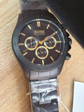 Buy Hugo Boss Mens Chronograph Quartz Stainless Steel Black Watch - 1513278 in Pakistan