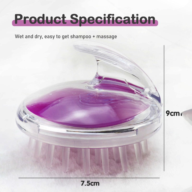 Buy Silicone Shampoo Hair Wash Brush - Random Color in Pakistan