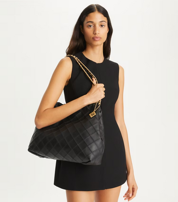 Buy Tory Burch Fleming Soft Drawstring Bag Black in Pakistan