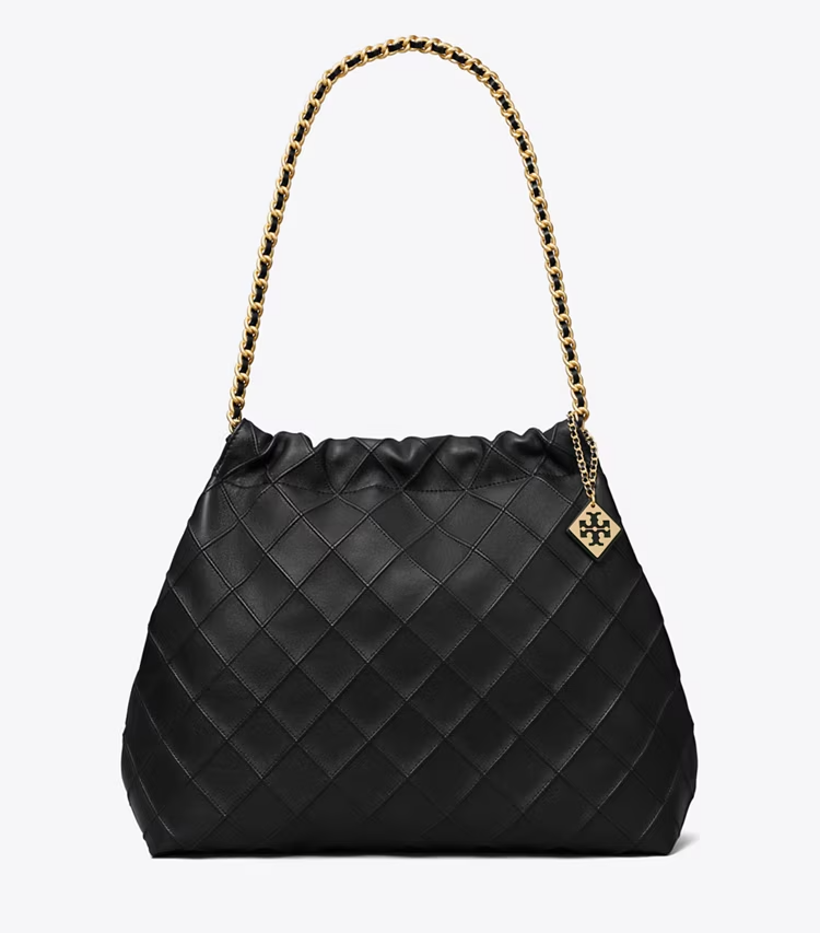 Buy Tory Burch Fleming Soft Drawstring Bag Black in Pakistan