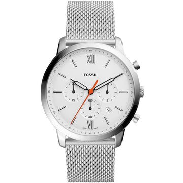 Buy Neutra Chronograph White Dial Silver Mesh Bracelet Watch For Men in Pakistan