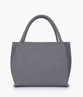 Buy Grey mocha suede tote bag in Pakistan