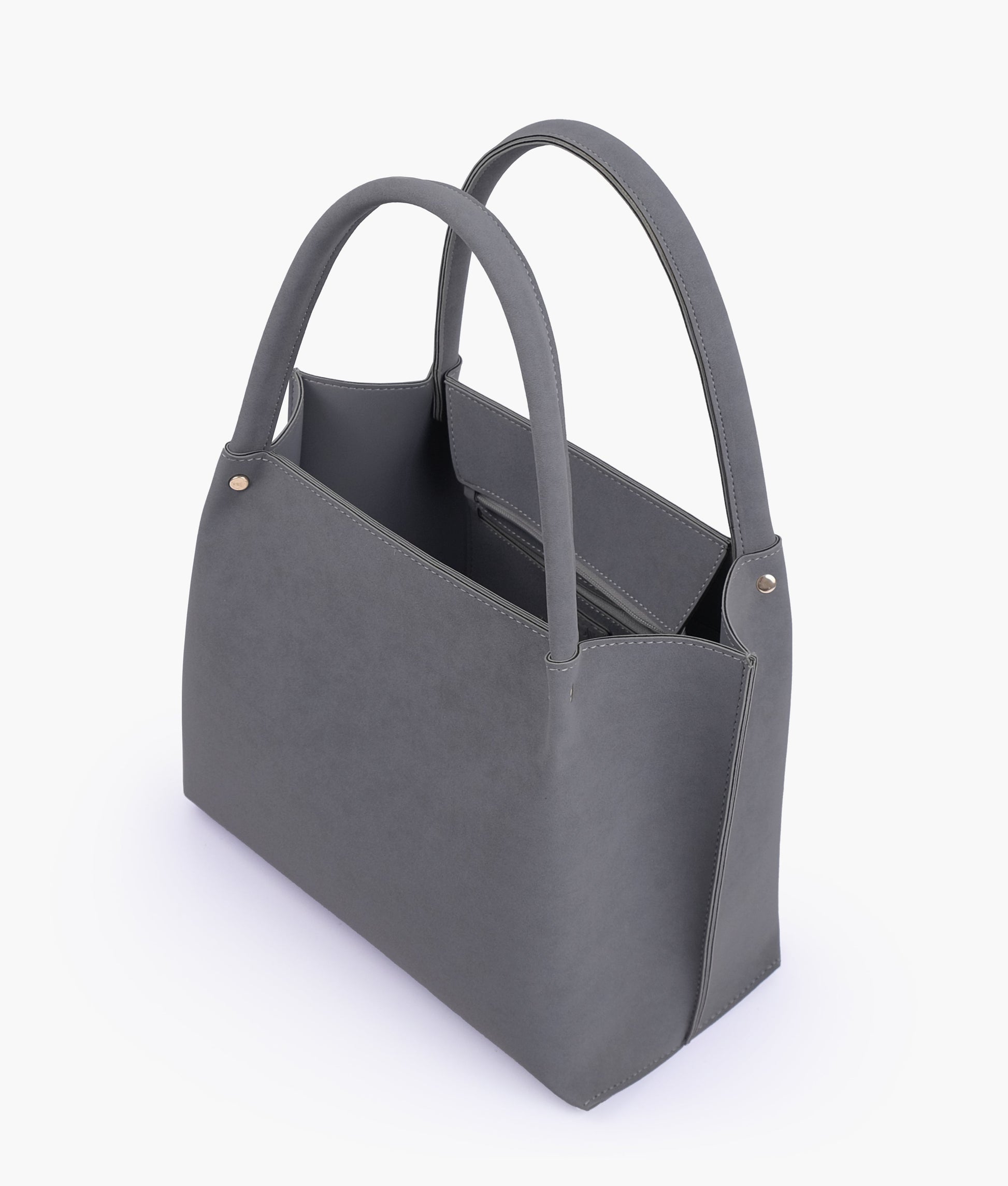 Buy Grey mocha suede tote bag in Pakistan