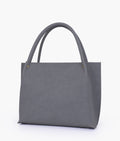 Buy Grey mocha suede tote bag in Pakistan