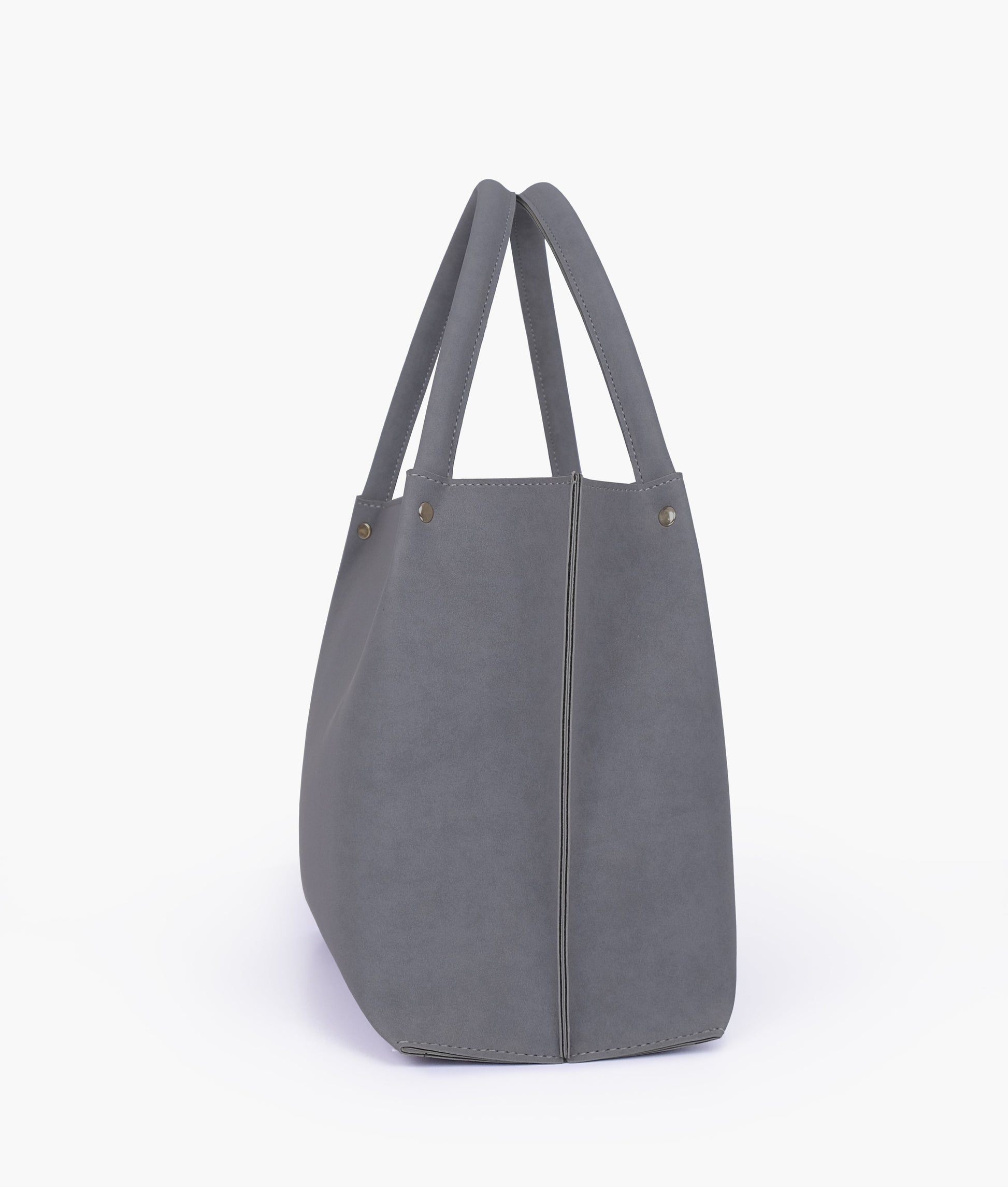 Buy Grey mocha suede tote bag in Pakistan