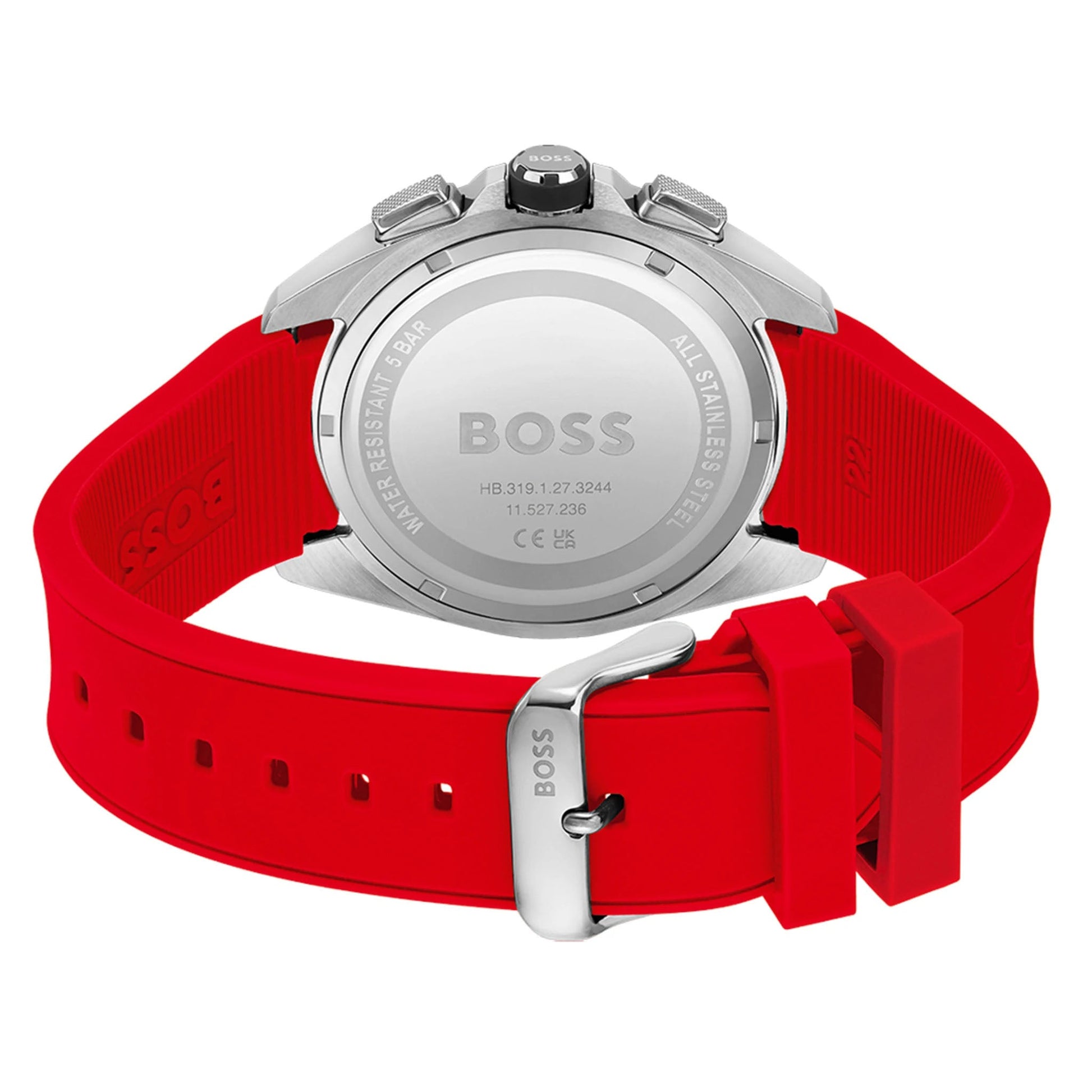 Buy Hugo Boss Mens Volane Red Chronograph Watch - 1513959 in Pakistan