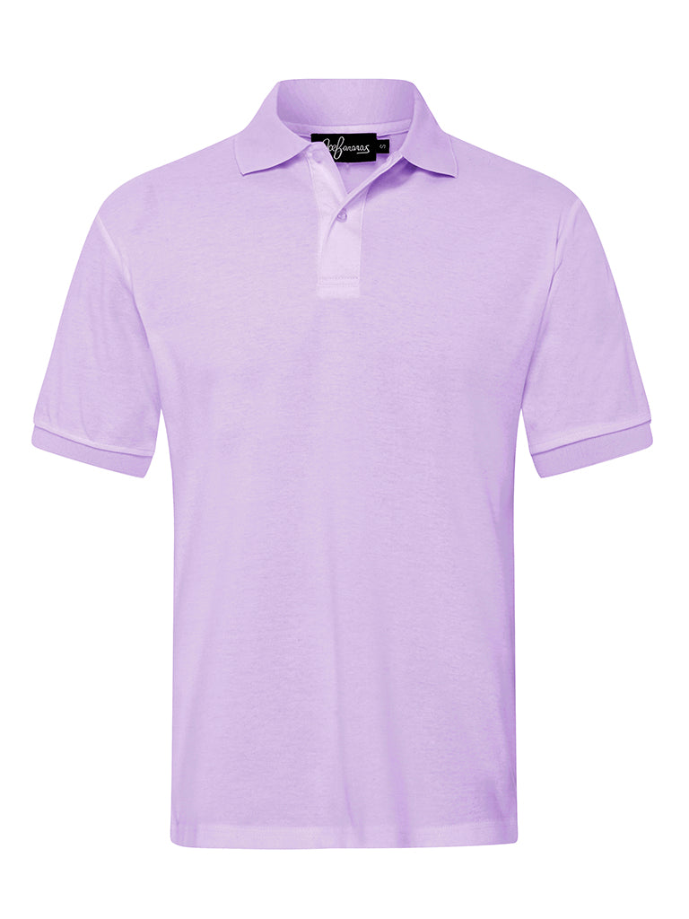 Buy Unisex Basic Plain Polo Shirt - Lilac in Pakistan