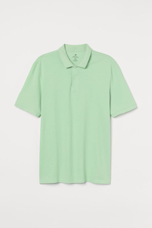 Buy Unisex Basic Plain Polo Shirt - Mint Green in Pakistan