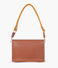 Buy Brown half flap cross-body bag in Pakistan