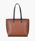 Buy Horse brown with black long handle tote bag in Pakistan