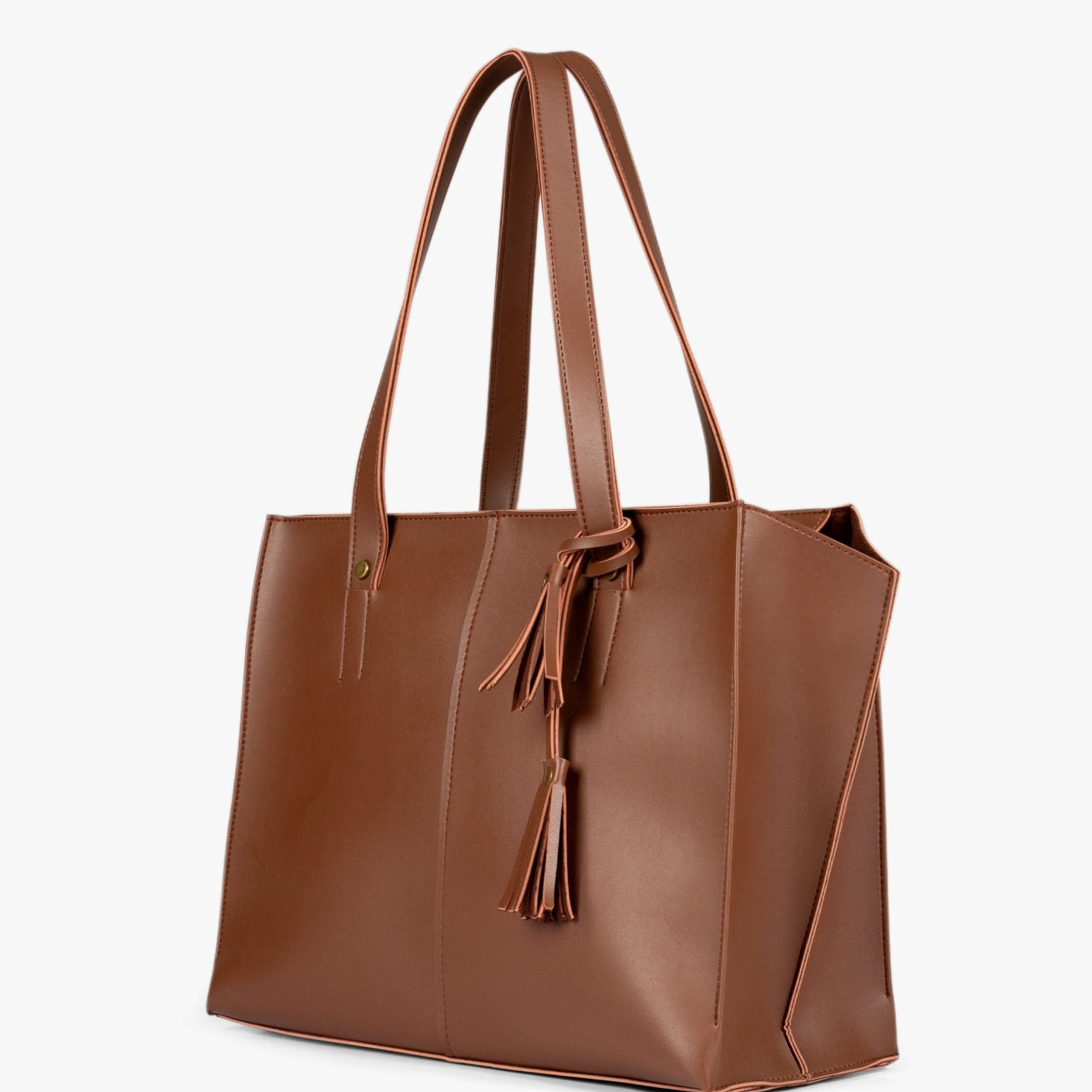 Buy Horse brown over the shoulder tote bag in Pakistan