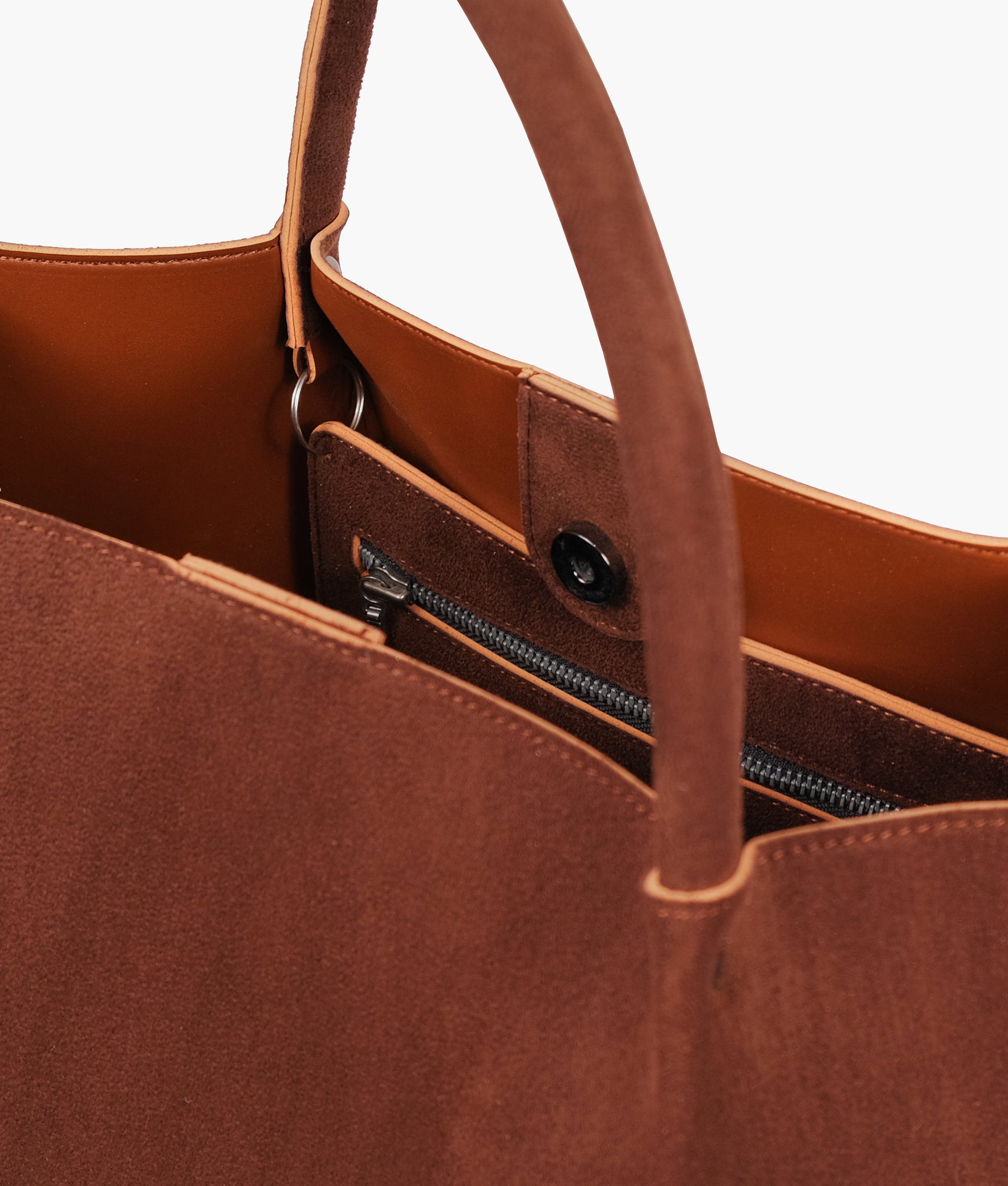 Buy Horse brown suede tote bag in Pakistan