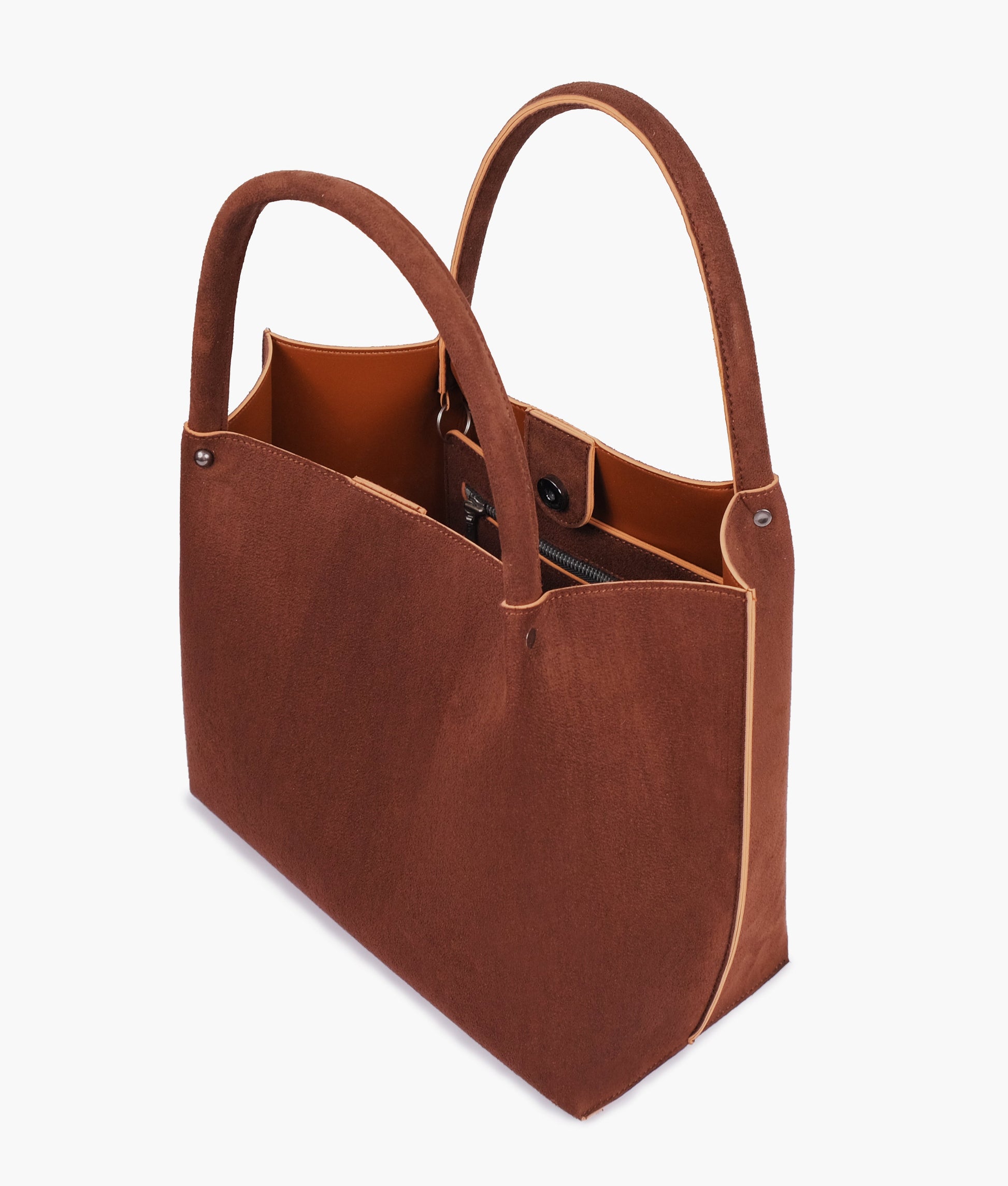 Buy Horse brown suede tote bag in Pakistan