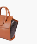 Buy Brown trapeze handbag in Pakistan