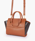 Buy Brown trapeze handbag in Pakistan