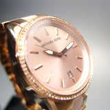 Buy Michael Kors Ritz Rose Gold Dial Two Tone Stainless Steel Strap Women's Watch - Mk6349 in Pakistan