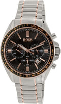 Buy Hugo Boss Mens Chronograph Quartz Stainless Steel Black Dial 47mm Watch - 1513094 in Pakistan